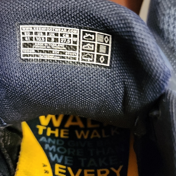 Keen Women's Blue Athletic Walking Shoes, 10.5 - Picture 7 of 7